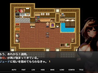 【#04 背徳のエリシア ～寝取られ人妻魔導士～(体験版)実況】パイズリ顔射からの騎乗位、そしてバックで生中出しされてしまい・・(RPG巨乳人妻NTR同人エロゲー・抜きゲー ) Hentai game
