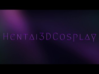 3D HENTAI friend asked you to masturbate her pussy on Halloween