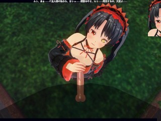 3D HENTAI POV DATE A LIVE Kurumi Tokisaki Blowjob