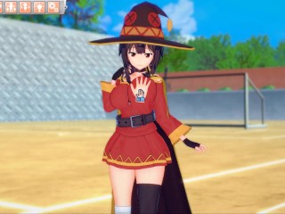 【エロゲーコイカツ！】この素晴らしい世界に祝福を！ めぐみん3DCG巨乳アニメ動画(このすば)[Hentai Game Koikatsu! KonoSuba Megumin(Anime 3DCG