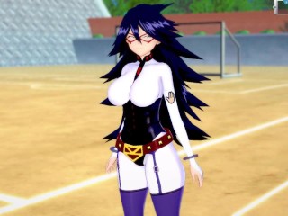 【エロゲーコイカツ！】僕のヒーローアカデミア ミッドナイト（香山睡）3DCG巨乳アニメ動画(ヒロアカ)[Hentai Game Koikatsu! Nemuri Kayama(Anime 3DCG