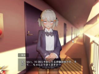 【404号室の性感マッサージ(体験版)実況】巨乳J○が整体師に巨尻やおっぱい揉まれる3DCGエロゲ―。(SLG massage hentai game)