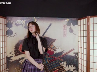 AB071 Sissy tranining and squirting(tickle,strap on ,Ruined Orgasm,SM Glans responsibility)