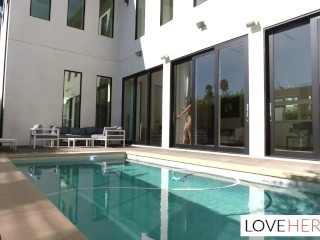 Abby Lee Brazil Loves Feet Fucking Her New Stepbrother