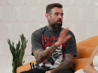 Adam22 &amp; Lena the Plug Fuck Internet Star Beca Barbie After her Interview!