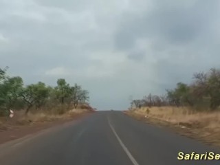 african babe picked up for outdoor fuck