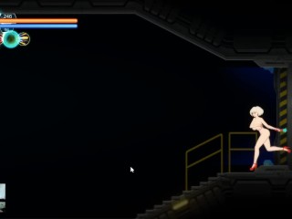 AlienQuest-EVE - a cute big breast blondie completely LOST in a monster nest