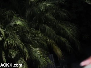 AllBlackX - Stunning Newcomer Brixley Benz Pounded By BBC