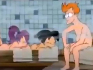 Amy Wong Flashing Her Tits in the Sauna - Futurama Animated Hentai Cartoon Porn