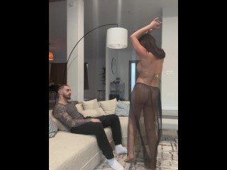 Arabic milf Alina Angel erotic belly dancing الكحبه العراقيه الينا انجل ترقص وتتعرى لفحلها