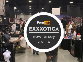 Asa Akira &amp; Cherokee D Ass at eXXXotica 2015 with Pornhub Aria PornhubTV