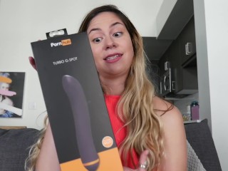 Ash Unboxes Pornhub Toys - GSpot Vibe!