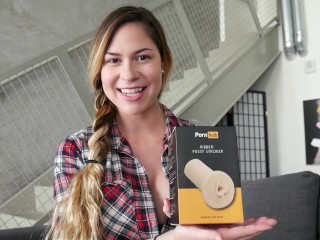 Ash Unboxes Pornhub Toys - Pussy Stroker!