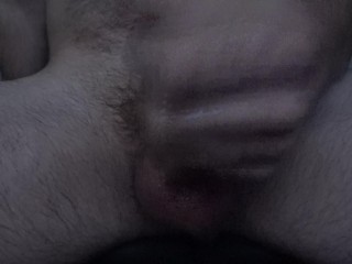 ASMR Lubed up cock stroking to a moaning orgasm