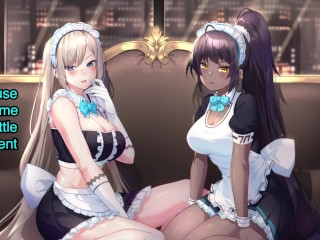 Asuna teaches Karin how to interrogate perverts (Femdom, Edging, CFNM) Blue Archive - Hentai JOI