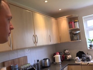 Aunt Judy's XXX - Hot BBW MILF Charlie Rae Fucks her Lazy Step-Nephew in the Kitchen