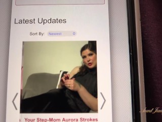 Aunt Judy's XXX - Your Busty 64yo Mature Stepmom Mrs. Linda Catches You Watching Porn (POV)