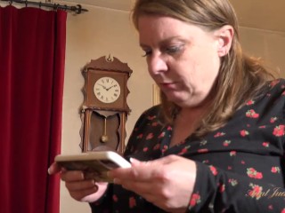 Aunt Judy's XXX - Your Busty BBW Stepmom Rachel Catches You Watching Mature Porn (POV)