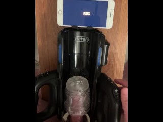 Auto Stroker Makes Me Cum in 30 Seconds! XSpaceCup