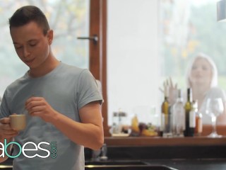 Babes - Zazie Skymm Watches Nikki Nuttz Do His Morning Routine &amp; His Workout Turns Her On