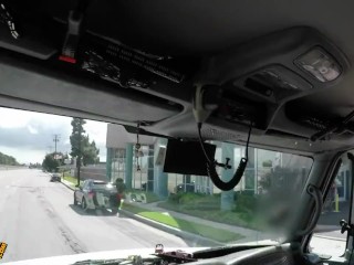 Bad Tow Truck - Brunette cheats on bf for a tow