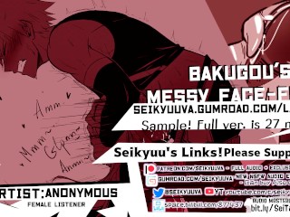 BAKUGOU'S MESSY FACE-FUCK [My Hero Academia]