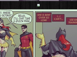 Batgirl loves Robin - she wants it in her ass || Big dick Anal cartoon comic