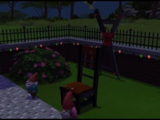 Bdsm games with a redhead girl in the yard. Special toys | PC Game