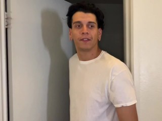 Beautiful trans gamer girl ignores her boyfriend while getting her throat fucked