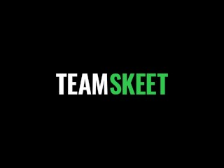 Behind The Scenes Threesome With Makeup Girl Fiona Frost &amp; Tiny Pornstar Mochi Mona - TeamSkeet Labs