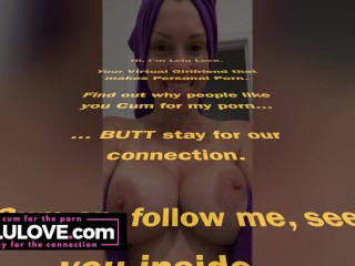 Big tits babe enjoying nude resort life, waddling after creampie, public boobs out walk - Lelu Love