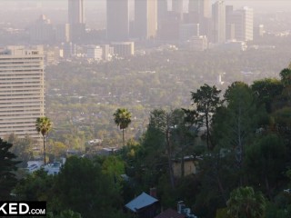 BLACKED Sexy Blondes Elsa Jean &amp; Ivy Wolfe share huge BBC