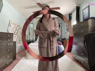 Blow Drying Hair While Completely Naked