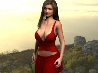 Bouncing Booty and Boobs Breast Expansion while Walking in Public Hourglass