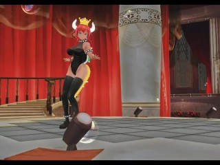 Bowsette Futanari - FUTANARI CUSTOM MAID 3D