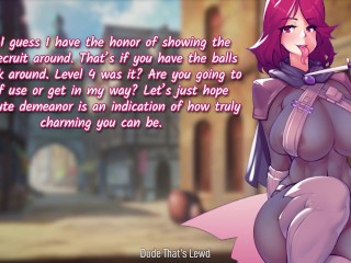 Broken in by the Guild Leader (Soft femdom)