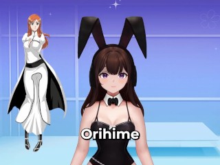 Bunny Vtuber reacts to Orihime Get Caught After Getting Gangbanged [HENTAI]
