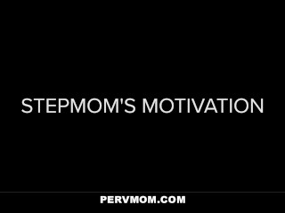 Busty Stepmom Quinn Waters Is On Her Knees Giving Stepson A Big Reward - PervMom
