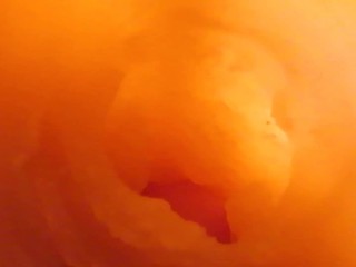 Camera inside vagina while fingering, fucking and cum with hot milf wife and nice cock