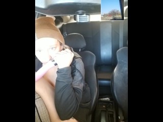 car+dildo=sweet orgasam