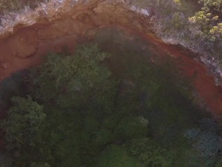 Caught Fucking On Drone Outdoors