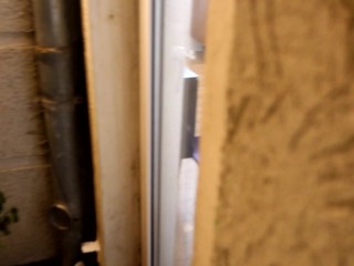 Caught him spying through the window, let him in so he could fuck me