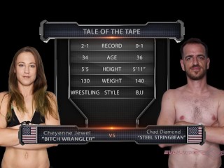 Chad Diamond hopes to use his sneaky moves wrestling against Cheyenne Jewel