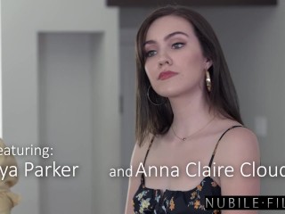 Cheater Gets Caught in Web of Lies, Handcuffed, &amp; Cuckolded by Anna Claire Clouds &amp; Freya Parker