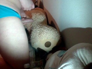 Closeup humping Fleshlight (TURN DOWN VOLUME)