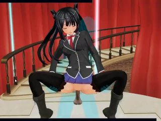 [CM3D2] Date A Live Hentai - Kurumi Tokisaki 6 Person Gangbang
