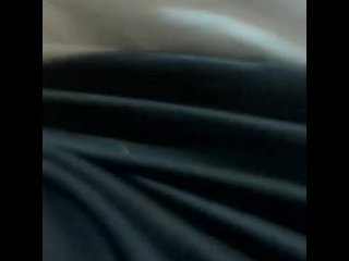 Cock-a-boo pulling out my limp dick, strip &amp;watch it get hard in gym shorts