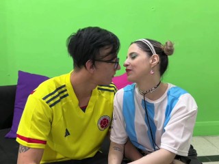 COL🇨🇴 Vs ARG 🇦🇷 LA GRAN FINAL pagando la apuesta con sexo intenso Ft DIVINAMARU