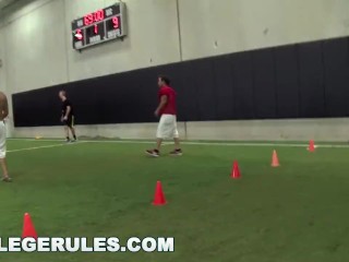 COLLEGE RULES Coedes Play A Friendly Game Of Strip Dodgeball