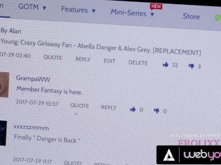 Crazy Awkward Fangirl Rebel Lynn Is Caught Sneaking In Her Favorite Pornstar Abella Danger's House